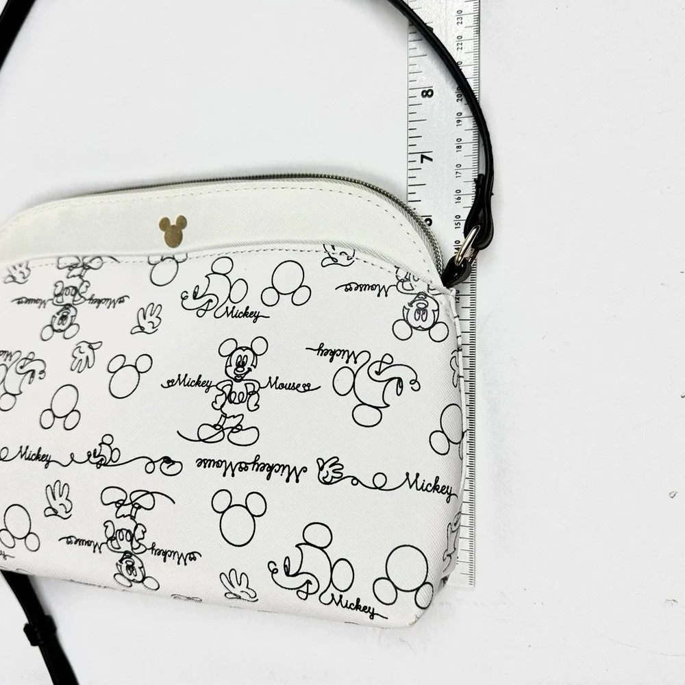 Disney Bioworld Mickey Mouse Graffiti Sketch Crossbody Bag Purse - Pristine!